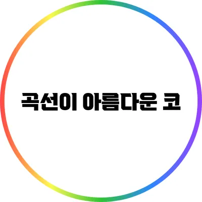 곡선이 아름다운 코